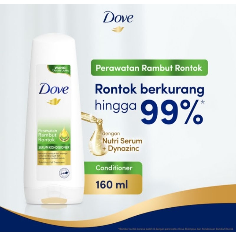 DOVE Serum Shampoo | DOVE Conditioner / Kondisioner Perawatan Rambut