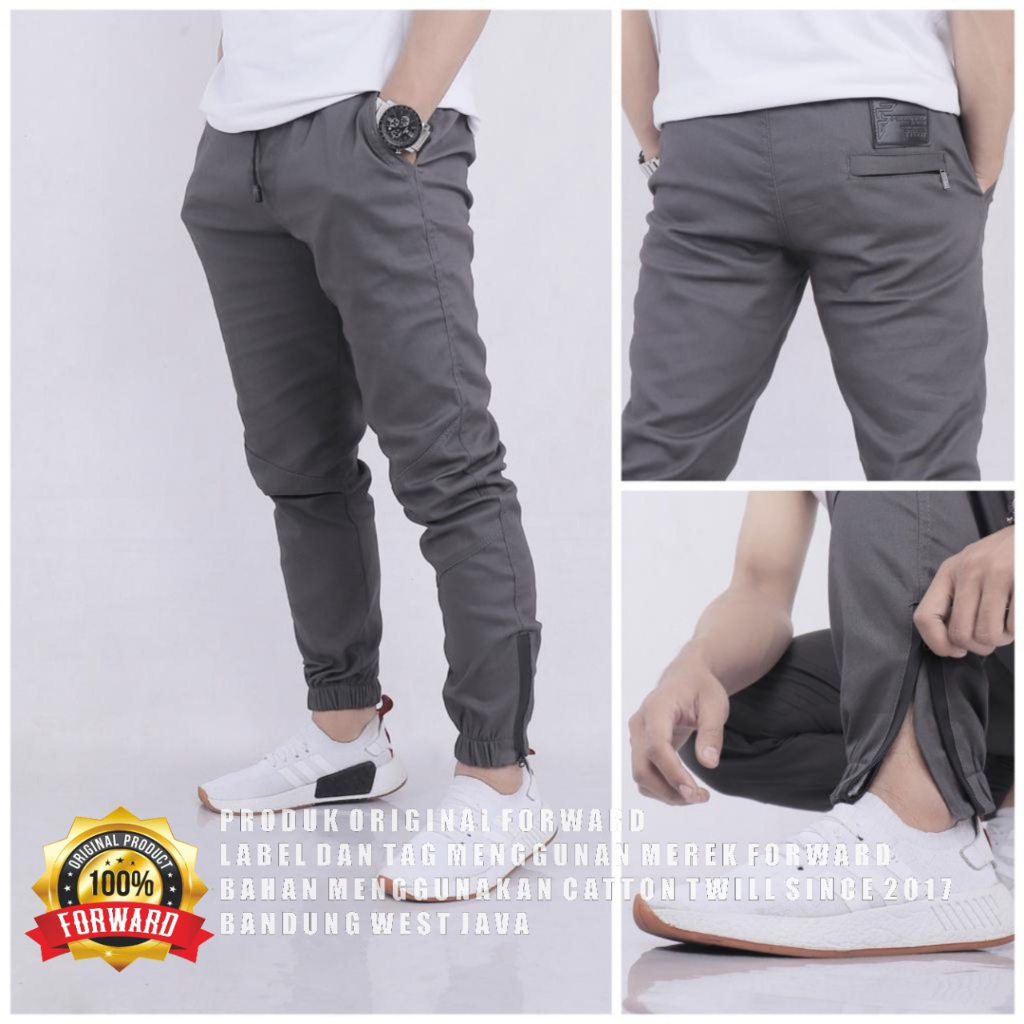 Celana cargo joger jogger panjang pria casual forward system Polos Sleting frwd