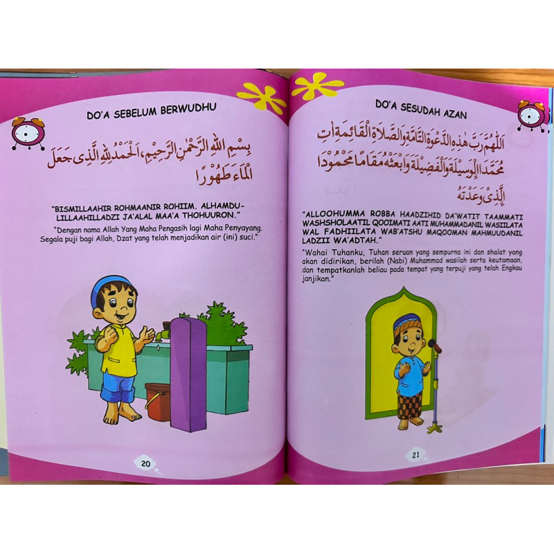 Buku Penuntun Aku Belajar Berdoa Untuk Anak Full Colour Bergambar Ukuran A4 Besar