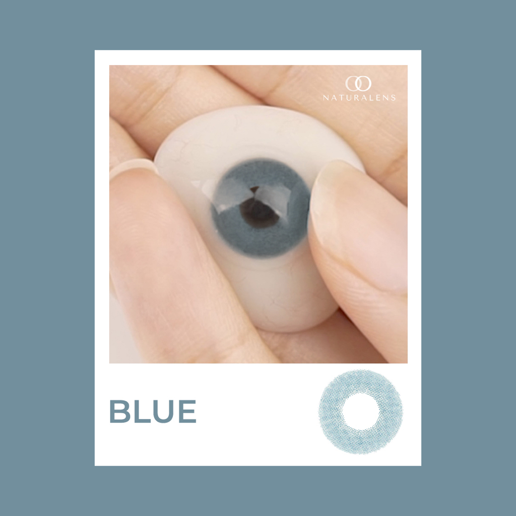 Naturalens Blue Softlens Biomoist (0 sd -10) Contact Lens