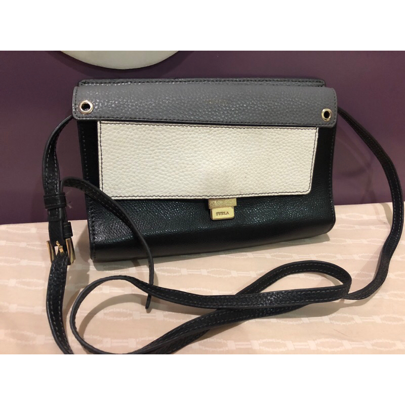 preloved furla crossbody authentic original