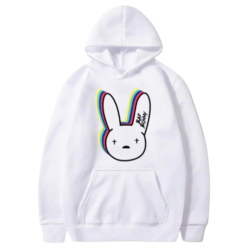 Jumper Hoodie Bad BunnyII Sweater Hoodie Trendy II Sweter Oblong Topi Size M - XL Anak &amp; Dewasa ( Pria &amp; Wanita )