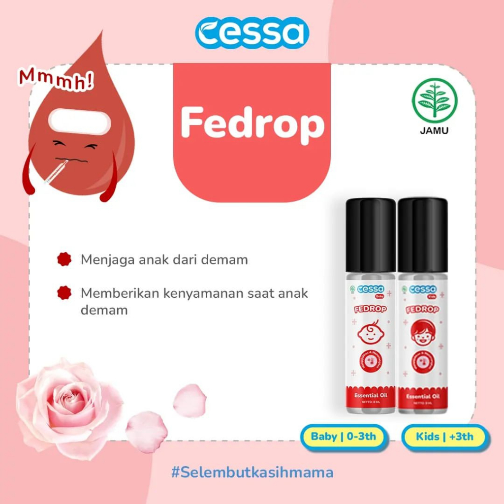 CESSA KIDS FEDROP - Essential Oil Penurun Panas dan Demam Anak