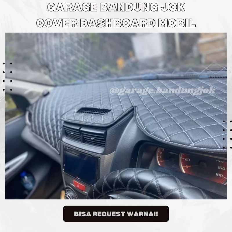 Penutup Dashboard Mobil Kulit Sintetis Pelindung Dasbor untuk Avanza