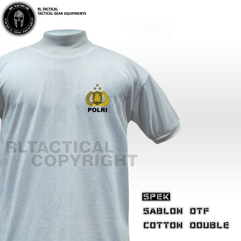 Kaos Polri Turtleneck / Baju Tri Matra Polri Kerah Tinggi