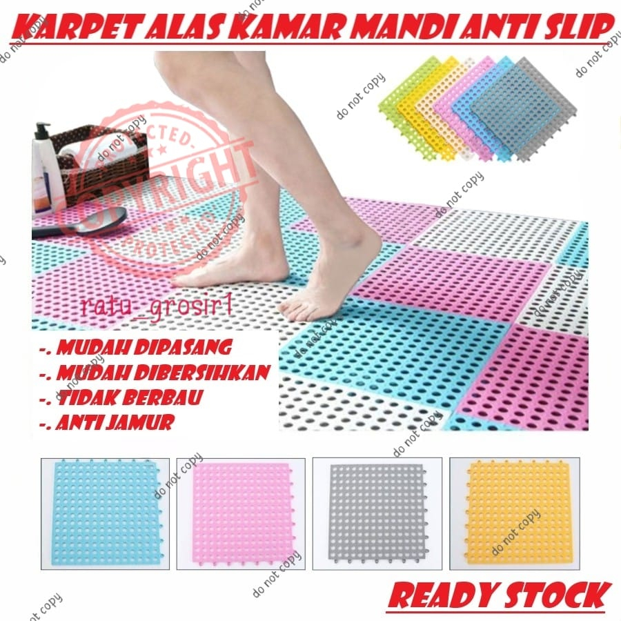 Karpet WC Anti Selip Keset Lantai Toilet Kamar Mandi WC Anti Slip