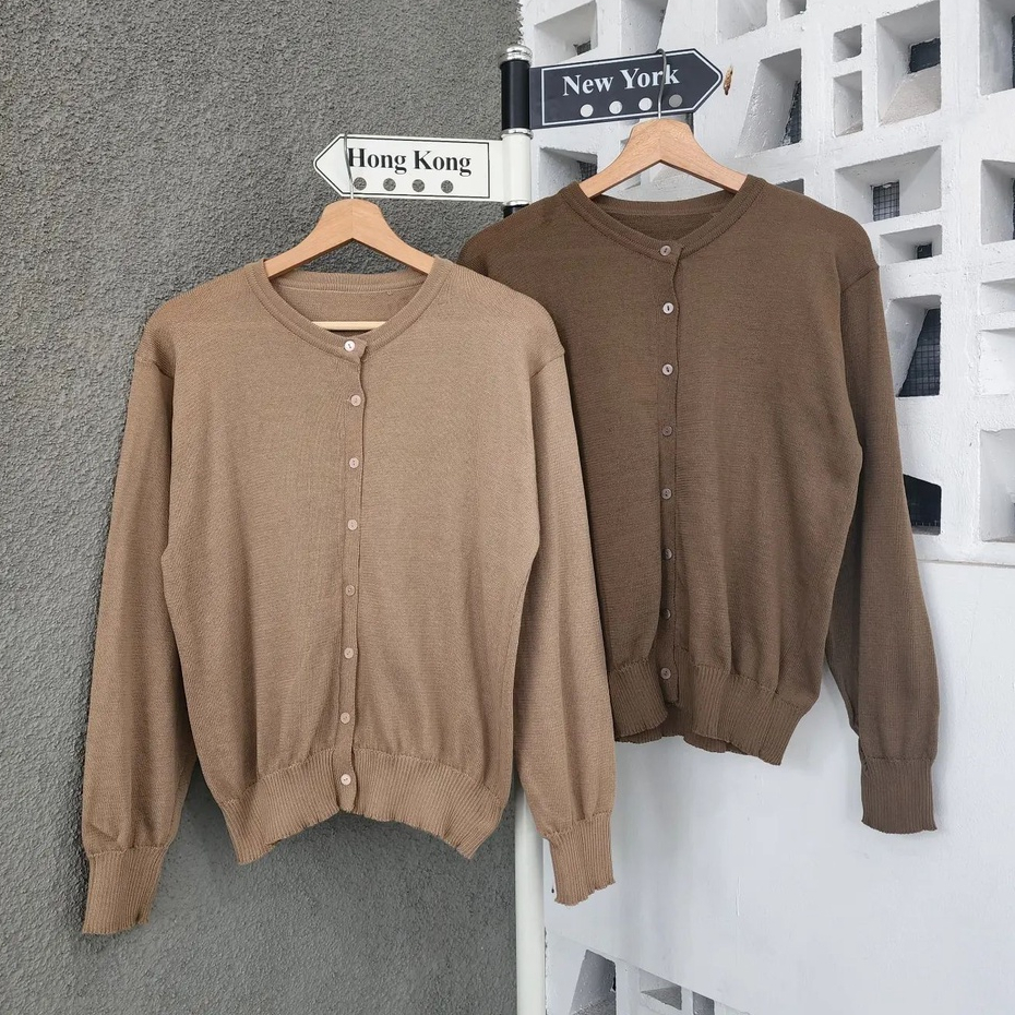 [CYC | COD] Outwear Uniklo Outer | Rajut Cardigan Wanita Trendy Murah