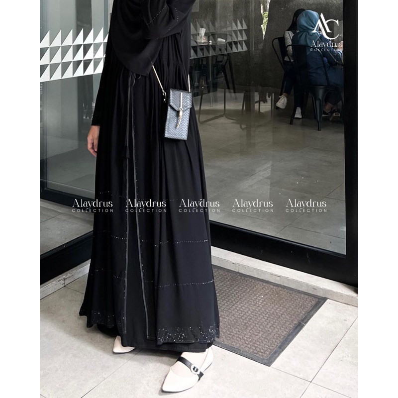 Abaya Hitam Turkey Gamis Muslimah Jubah Umroh Dubai Turkey 857