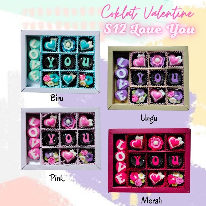 

Hadiah coklat valentine s12 love you