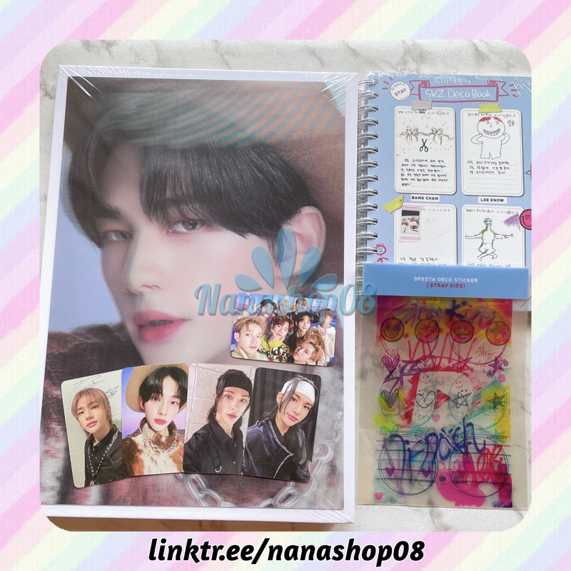 Dicon D'festa 102 Hyunjin Stray Kids Photocard Book Deco Sticker Lenti Photobook