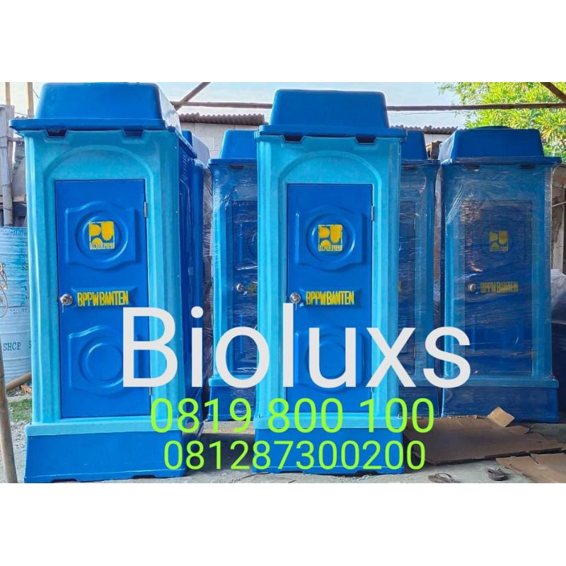 Toilet Portable Type A WC Jongkok kepala Tinggi P.130cm x L.110cm x T.270cm