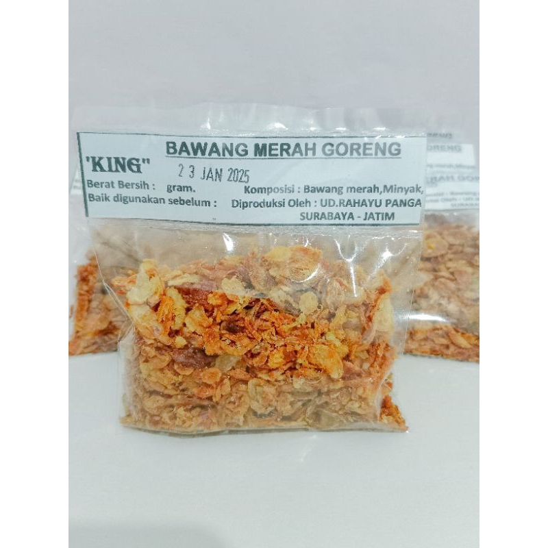 

Bawang Goreng King Renyah & Gurih