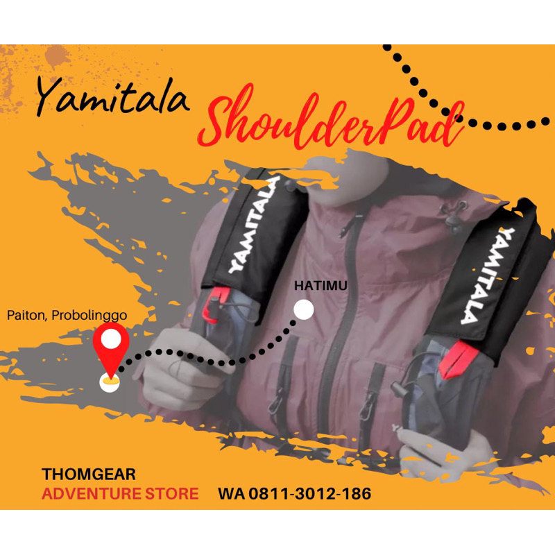 Yamitala Shoulder Pad / Bantalan Bahu Untuk Tas Carrier Ransel Yamitala Thomgear Paiton Probolinggo