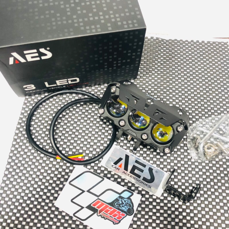 LAMPU TEMBAK AES LASER SQL 3mata 60w PUTIH/KUNING