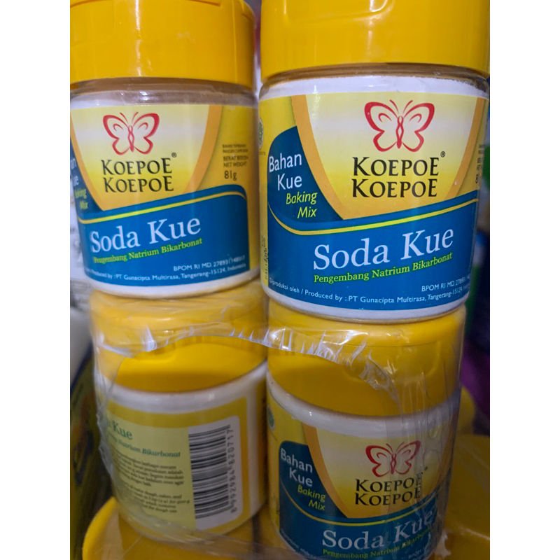 

Soda kue kupu kupu 81gr koepoe koepoe pengembang kue