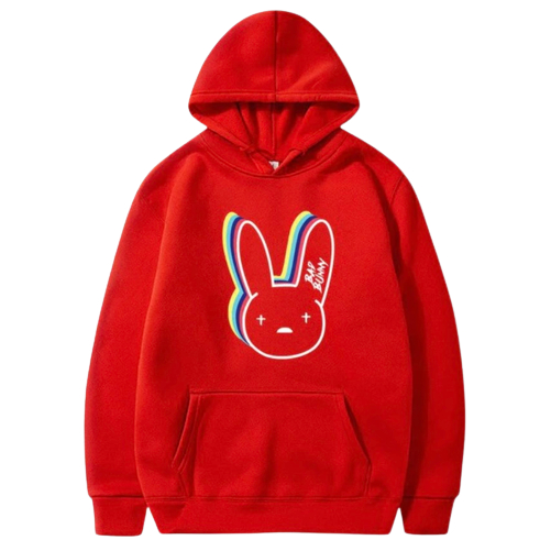 Jumper Hoodie Bad BunnyII Sweater Hoodie Trendy II Sweter Oblong Topi Size M - XL Anak &amp; Dewasa ( Pria &amp; Wanita )