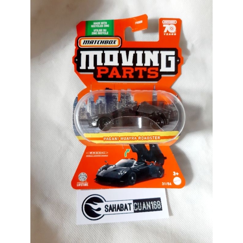Matchbox Moving Parts - Pagani Huayra Roadster