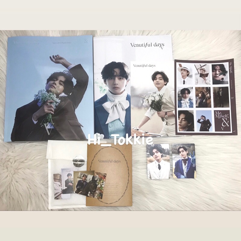 [READY] SHARING PHOTOFOLIO VEAUTIFUL DAYS V TAEHYUNG PC RPC PHOTOBOOK ME MYSELF