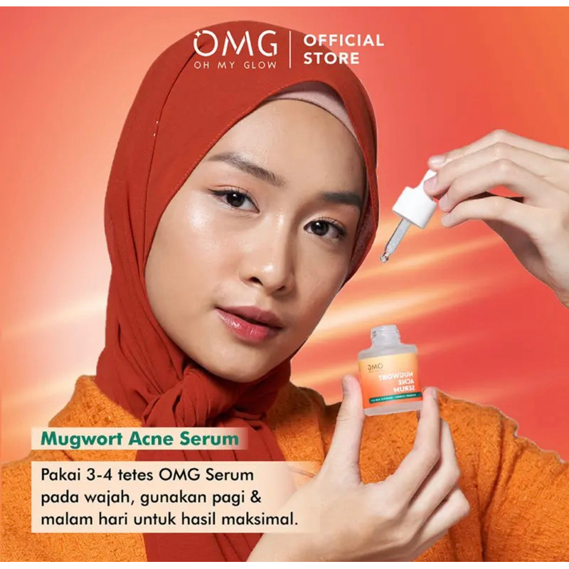 【Official Outlet】OMG OH MY GLOW Peach Glowing Face Wash Toner Cream | Glow Kit Paket Perawatan Wajah untuk Kulit Tampak Glowing, Mencerahkan, dan Tampak Sehat
