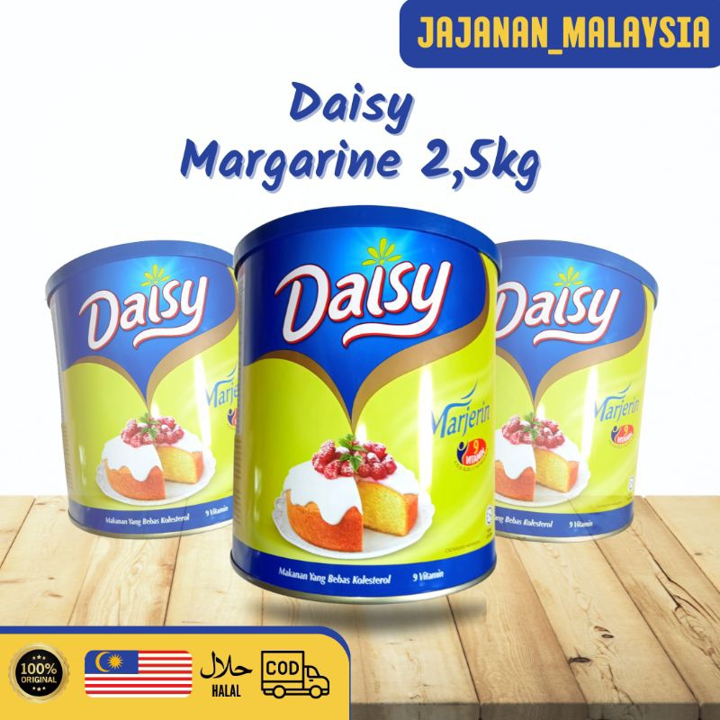 Margarine Daisy Malaysia Berat 2,5kg Exp Bulan 9 2024