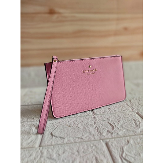 Wristlet Kate space clutch ORIGINAL - KATE SPADE slim pouch preloved
