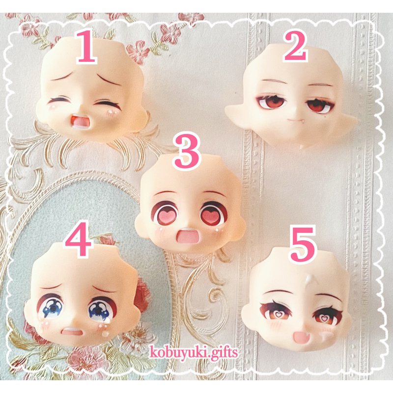 (Read Description) Nendoroid Faceswap Faceplate wajah custom doll