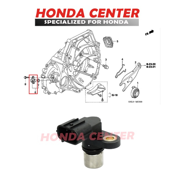 sensor speed kecepatan selenoid  pick up assy civic fd 2006 2007 2008 2009 2010 2011 1800cc manual