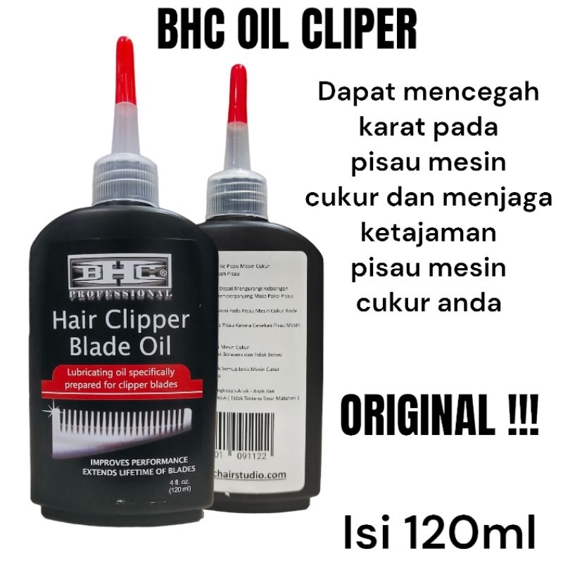 BHC OIL MINYAK CLIPPER  PELUMAS MATA PISAU MESIN CUKUR RAMBUT DLL