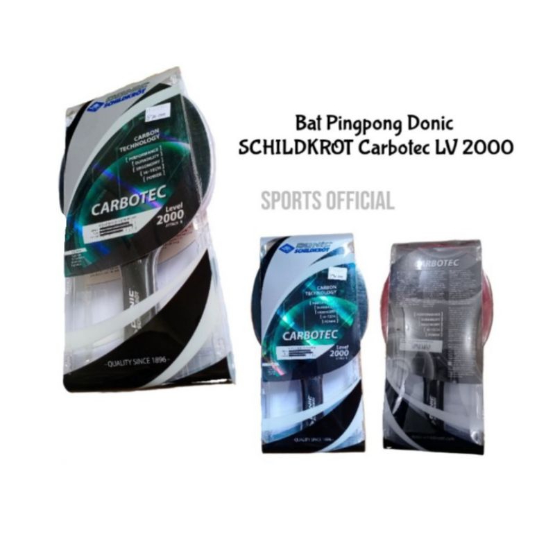 Bat DONIC Carbotec 2000 Original Bet Tenis Meja Pingpong