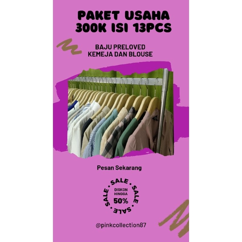 PAKET USAHA KEMEJA MIX BLOUSE