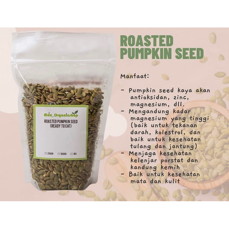 

Roasted Pumpkin Seed/Biji Labu Panggang 250g