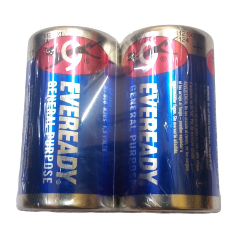 Baterai Eveready Besar Size D Isi 2 Batre Biru