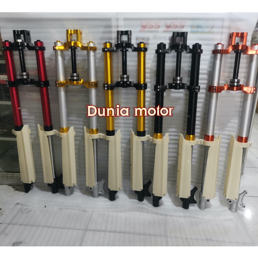 Up side down / usd klx d tracker SCARLET full CNC anti karat komstir bambu ukuran 45x900mmn- shock d