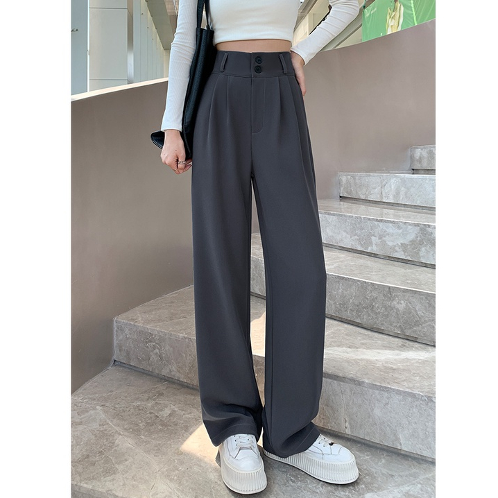 Loose pants 921 highwaist celana kulot panjang kekinian cewek perempuan