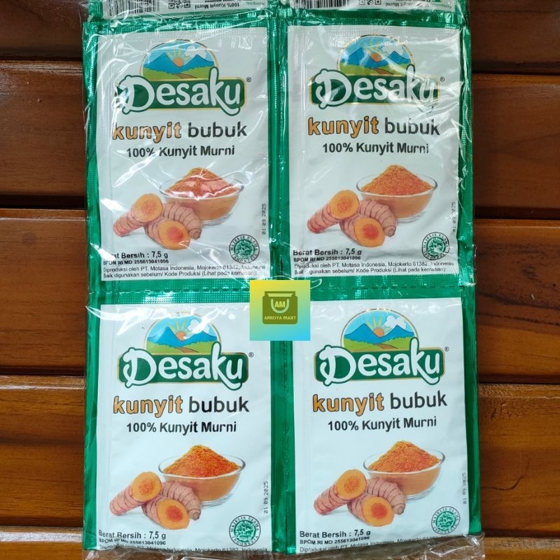 

Desaku kunyit bubuk 7,5 g / renteng / renceng