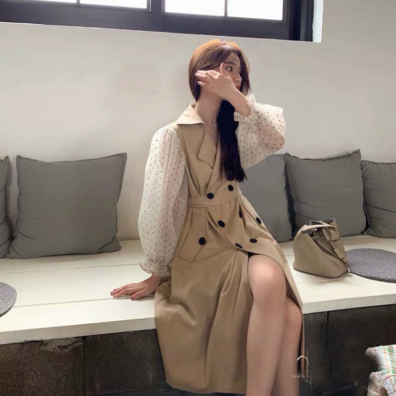 COAT DRESS KOREA AUTUMN M280