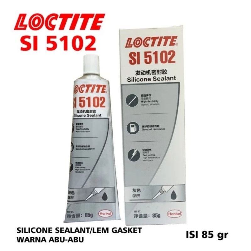 silicone sealant SI-5102 gy 85gr loctite