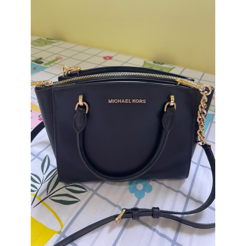 tas michael kors hitam MK ellis small black preloved/bekas/second 100% original