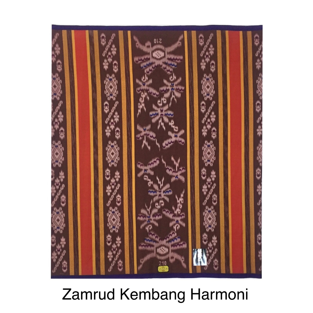 Grosir 10pc - Sarung Tenun Zamrud Kembang