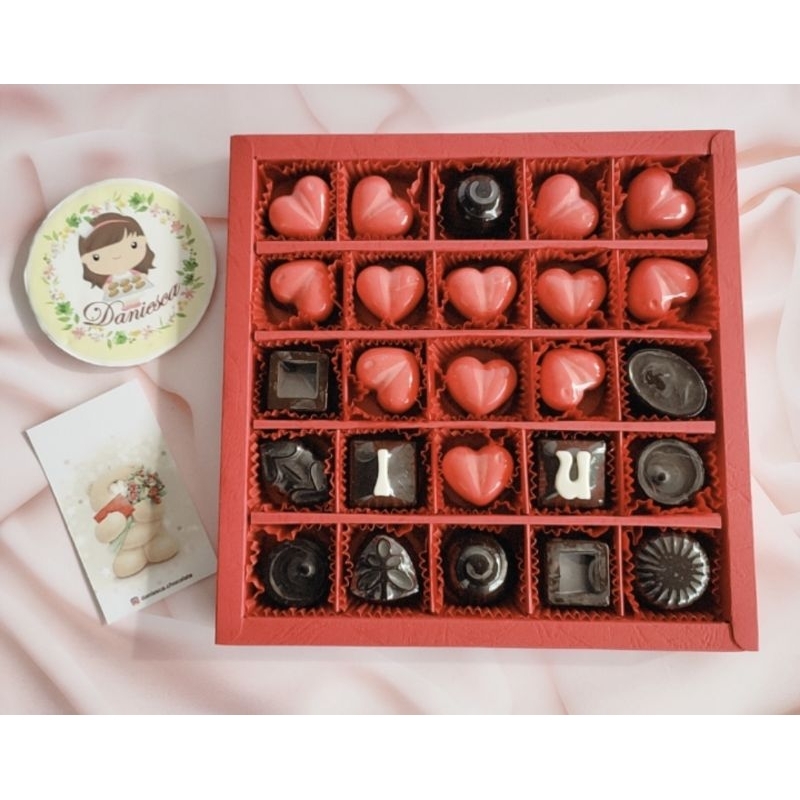 

.VD11 - Chocolate gift S25A - coklat bentuk hati special untuk pasangan teman kerabat ( ds bgr )