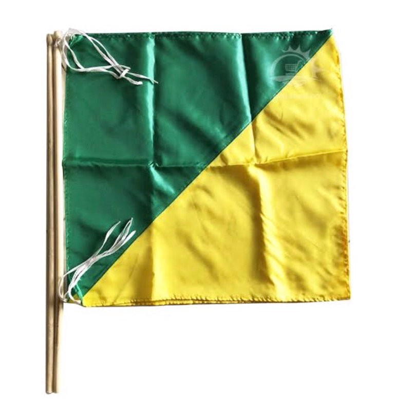 Bendera Semaphore Semapur Semaphor plus stik dua pasang dan bendera Hizbul Wathan Hisbul Wathan HW dua pasang