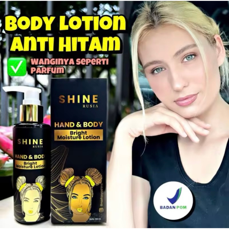 Hand & Body Lotion Shine Rusia BPOM