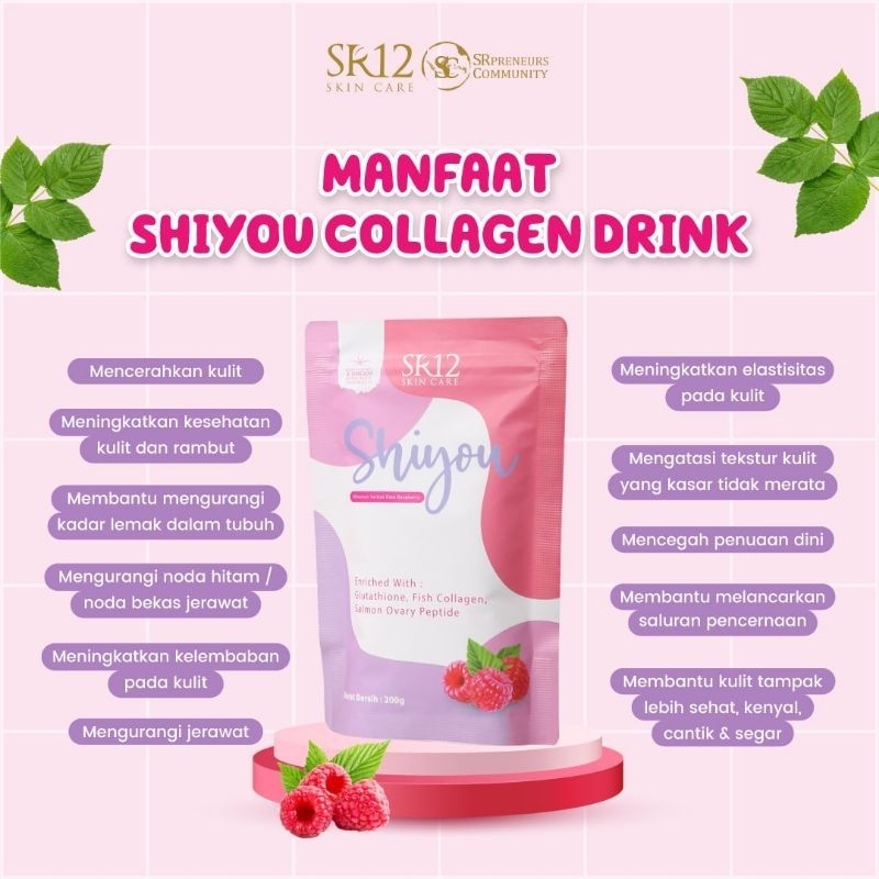 

SR12/MINUMAN SHIYOU COLLAGEN SR12 HERBAL SKINCARE/MINUMAN HERBAL/OBAT HERBAL