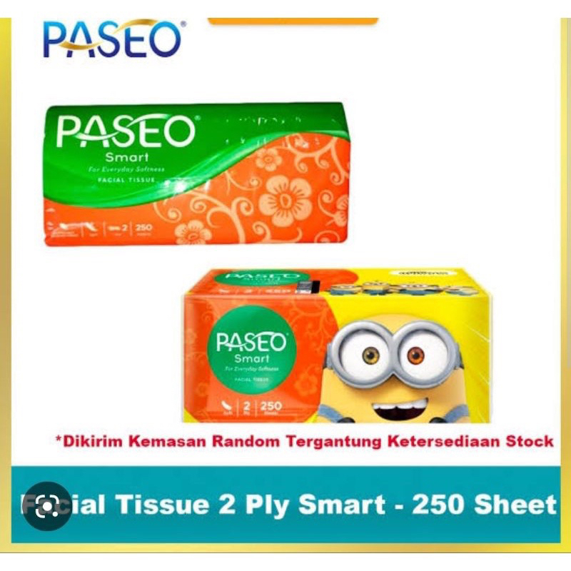 tisu paseo 250 sheet / tissue wajah GROSIR