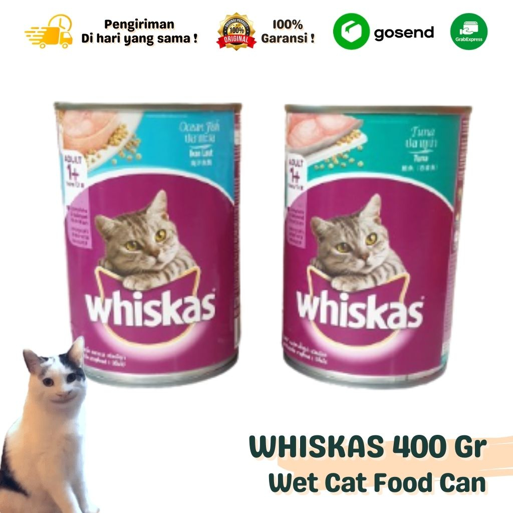 WHISKAS KALENG 400GR WET FOOD