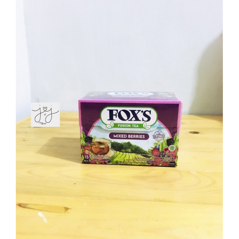 Teh | FOX’S FUSION MIX BERRIES TEH TEA 15 sachet TEH CELUP RASA BUAH