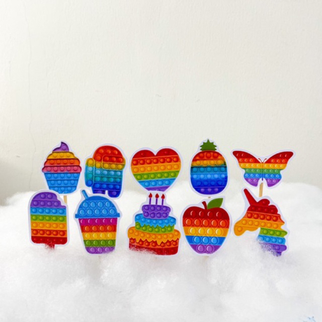 CUPCAKE TOPPER POPIT / TOPPER POPIT / TOPPER CUPCAKE POPIT / HIASAN KUE POPIT