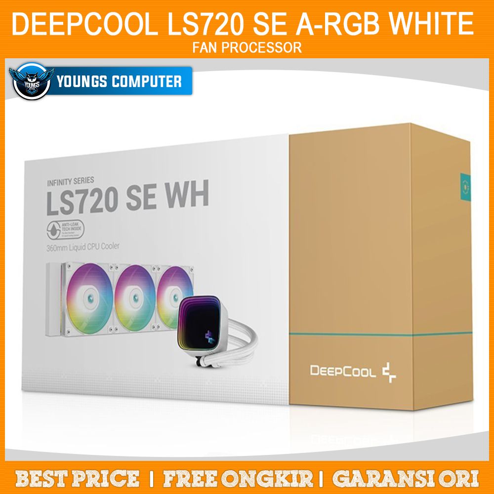 CPU COOLER DEEPCOOL LS720 SE A-RGB WHITE | 360mm CPU Cooler