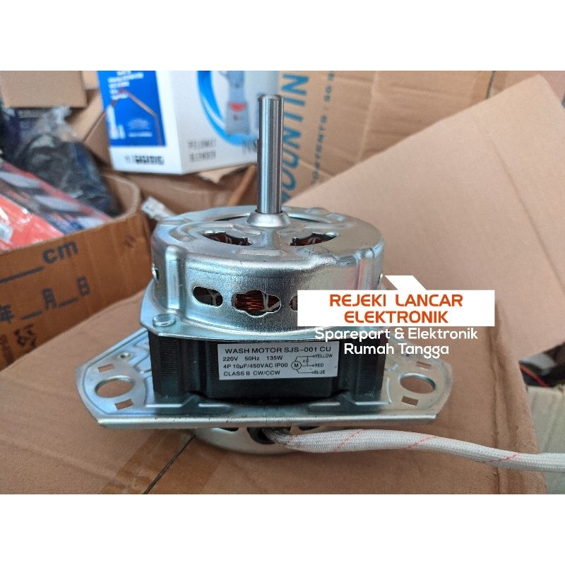 Dinamo mesin cuci Manual 2 Tabung As 12