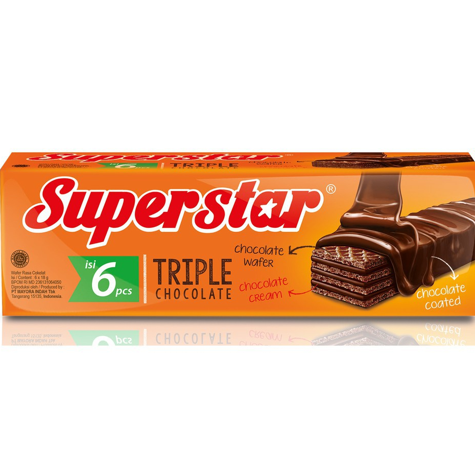 Superstar triple chocolate (6pc*16gr)